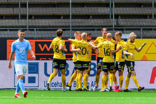 Elfsborgs spelare jublar