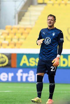 Malmö FFs målvakt Johan Dahlin