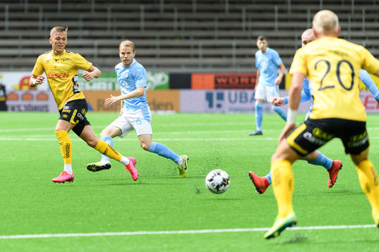 Elfsborgs Jesper Karlsson och Malmö FFs Oscar Lewicki