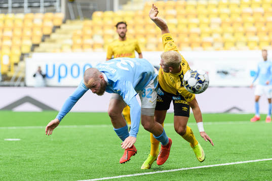 Malmö FFs Jo Inge Berget och Elfsborgs Anton Thorsson