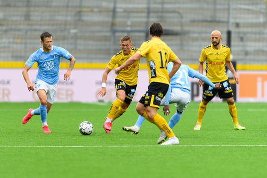 Malmö FFs Arnór Traustason och Elfsborgs Jesper Karlsson