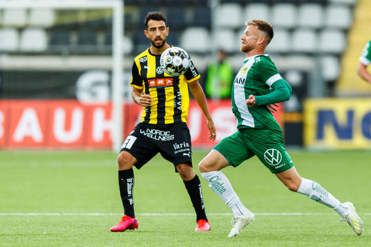 Häckens Daleho Irandust och Hammarbys Dennis Widgren