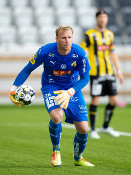 Häckens målvakt Peter Abrahamsson