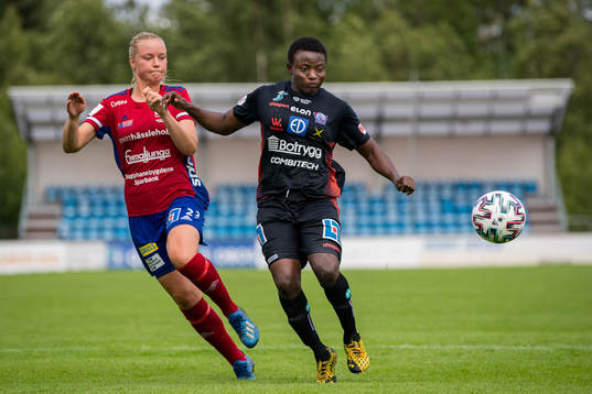 Vittsjös Kajsa Lind och Linköpings Orji Ebere