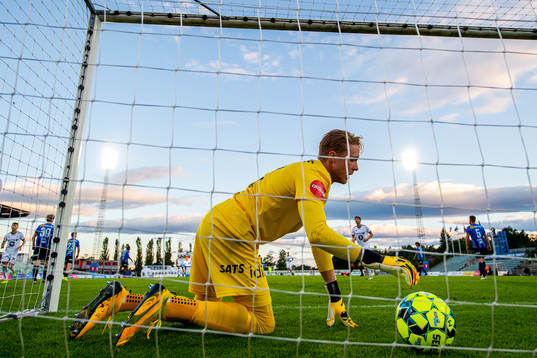 Goalkeeper Marcus Sandberg of Stabæk looks dejected