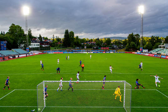 General view of Nadderud stadion
