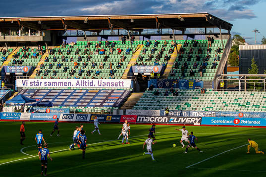 General view of Nadderud stadion