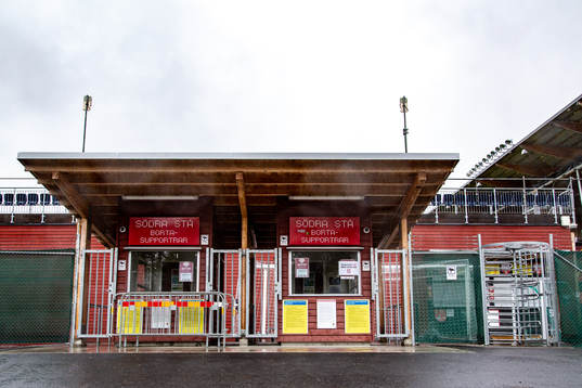Stängda biljettkassor på Jämtkraft Arena