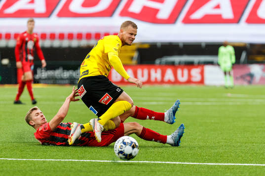 Östersunds Ludvig Fritzson och Mjällbys David Löfquist