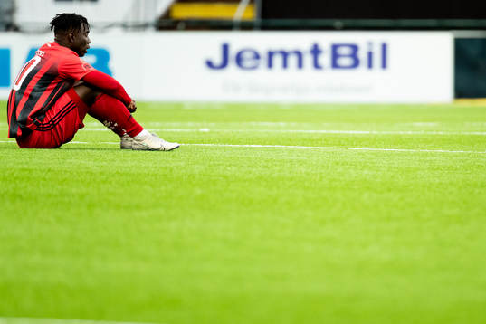 Östersunds Jordan Attah Kadiri  deppar