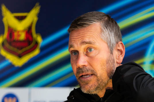 Mjällbys tränare Marcus Lantz