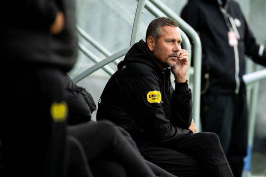 Mjällbys tränare Marcus Lantz