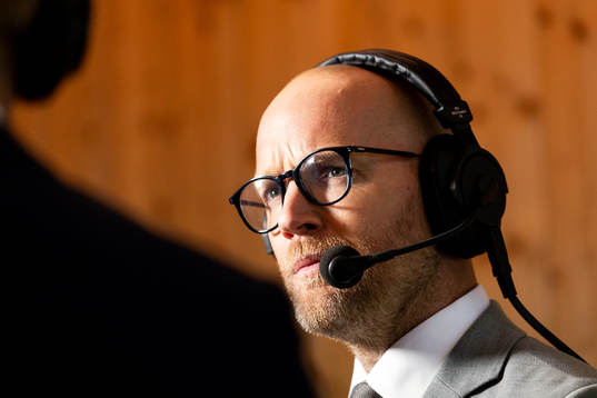 Dplays kommentator Petter Barrling
