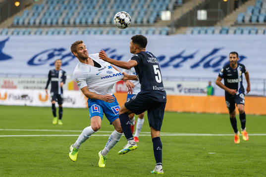 IFK Norrköpings Christoffer Nyman och IFK Göteborgs