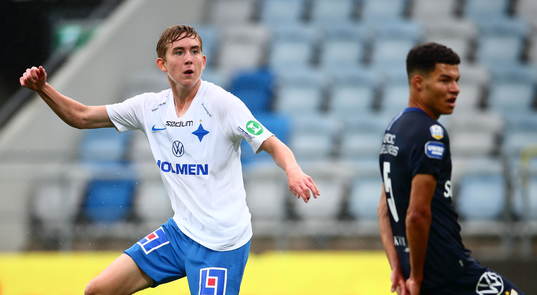 IFK Norrköpings Ísak Bergmann Jóhannesson och IFK