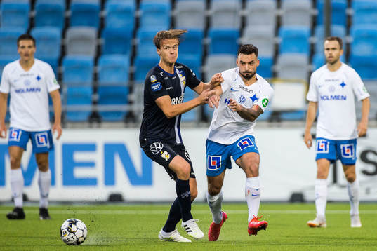 IFK Göteborgs August Erlingmark och IFK Norrköpings Sead