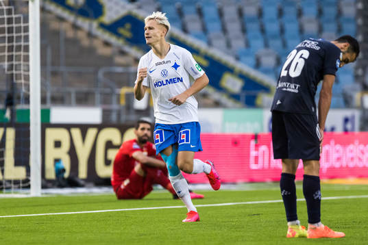 IFK Norrköpings Pontus Almqvist jublar