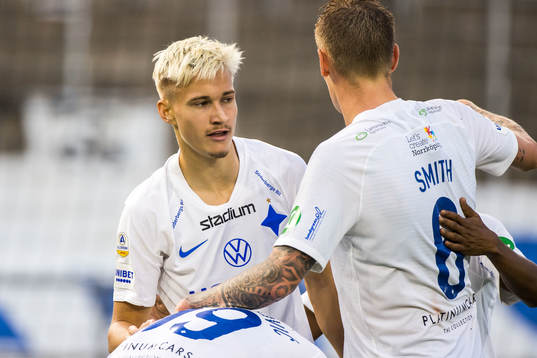 IFK Norrköpings Pontus Almqvist jublar