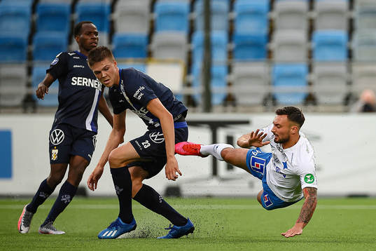 IFK Göteborgs Emil Holm och IFK Norrköpings Sead