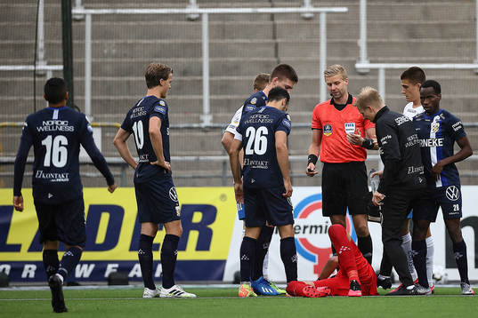 IFK Göteborgs målvakt Ioannis Anestis har skadat sig