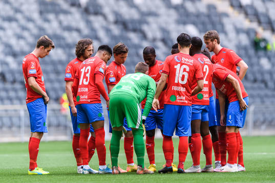 Helsingborgs spelare samlas