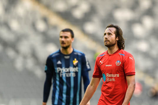 Helsingborgs Mikkel Mix Diskerud deppar