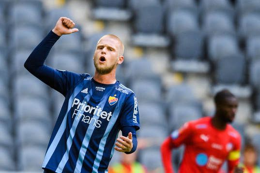 Djurgårdens Kalle Holmberg deppar