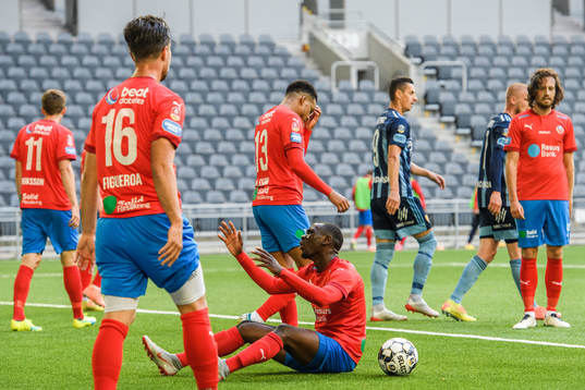 Helsingborgs Ravy Tsouka reagerar