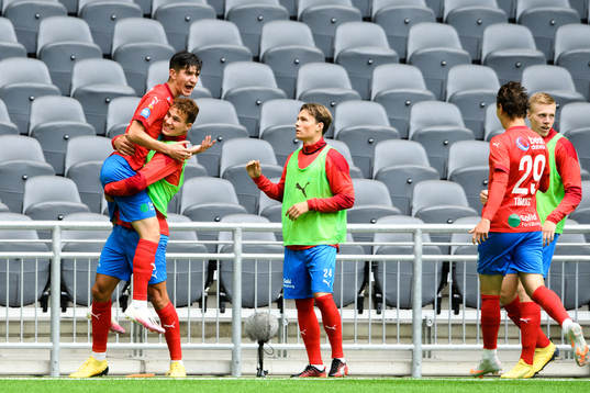 Helsingborgs Armin Gigovic jublar