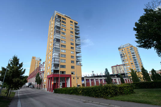 Exteriör av Tunavallen
