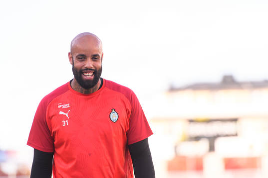AFC Eskilstunas målvakt Joshua Wicks
