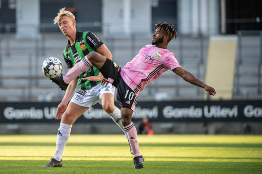 GAIS Joackim Åberg och Dalkurds John Junior Igbarumah