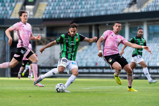 GAIS Mervan Celik och Dalkurds Irfan Jasarevic