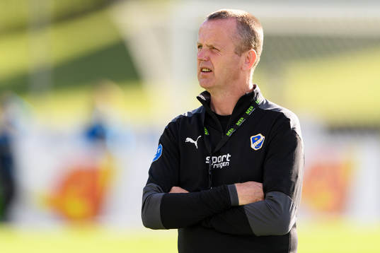 Halmstads materialförvaltare Sven Karlsson före