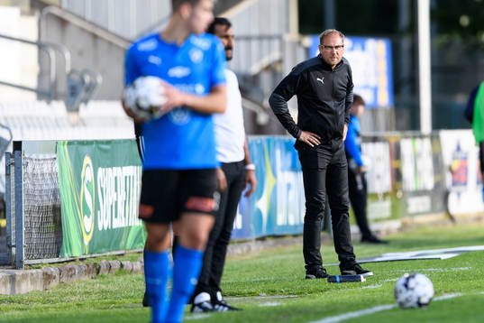 Halmstads tränare Magnus Haglund