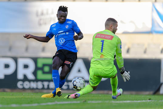 Halmstads Thomas Boakye gör 2-0
