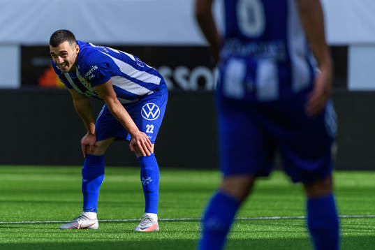IFK Göteborgs Giorgi Kharaishvili deppar