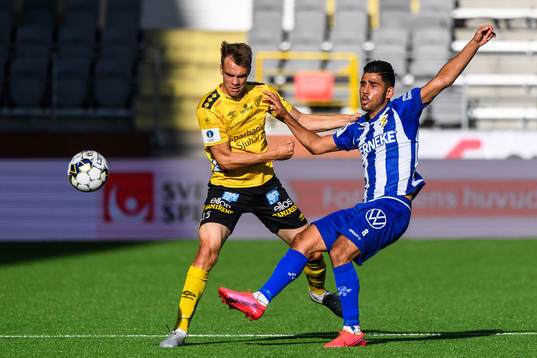Elfsborgs Leo Väisänen och IFK Göteborgs Hosam Aiesh