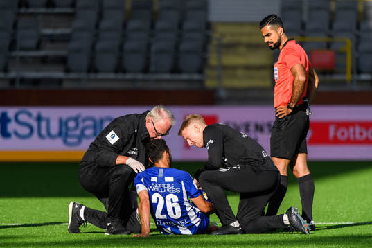 IFK Göteborgs André Calisir får vård