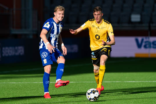 IFK Göteborgs Victor Wernersson och Elfsborgs Alexander