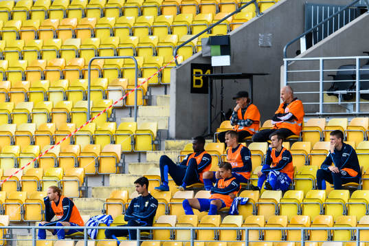 IFK Göteborgs avbytare på läktaren
