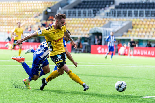 Elfsborgs Rasmus Alm och IFK Göteborgs André Calisir