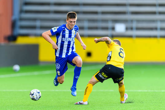 IFK Göteborgs Emil Holm och Elfsborgs Samuel Holmén