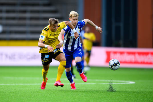 Elfsborgs Jesper Karlsson och IFK Göteborgs Victor