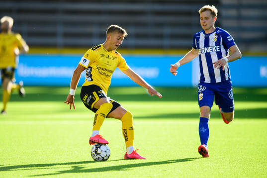 Elfsborgs Jesper Karlsson och IFK Göteborgs Victor