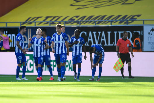 IFK Göteborgs Victor Wernersson jublar