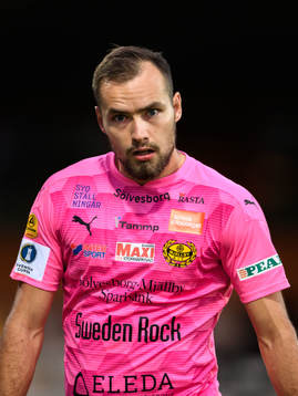Mjällbys målvakt Carl-Johan Eriksson