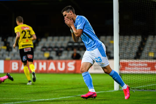 Malmö FFs Marcus Antonsson deppar