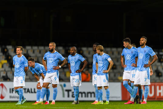 Malmö FFs spelare deppar