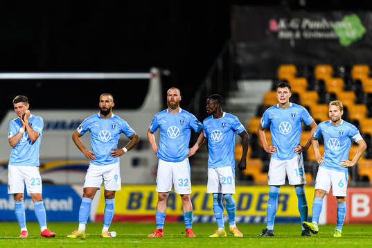 Malmö FFs spelare deppar